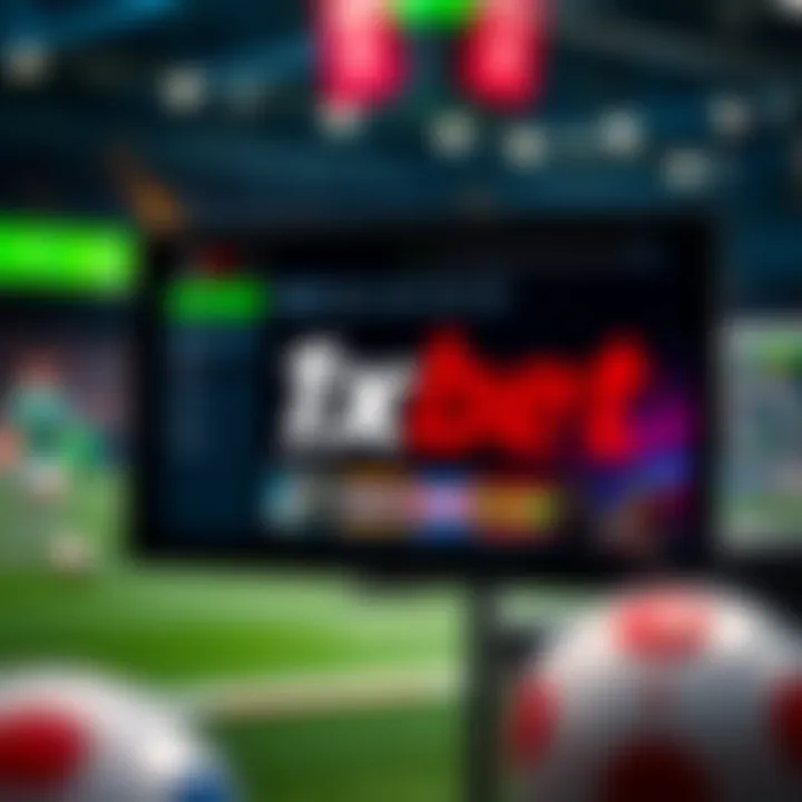 Installation Screen of 1xbet Installation screen of the 1xbet application