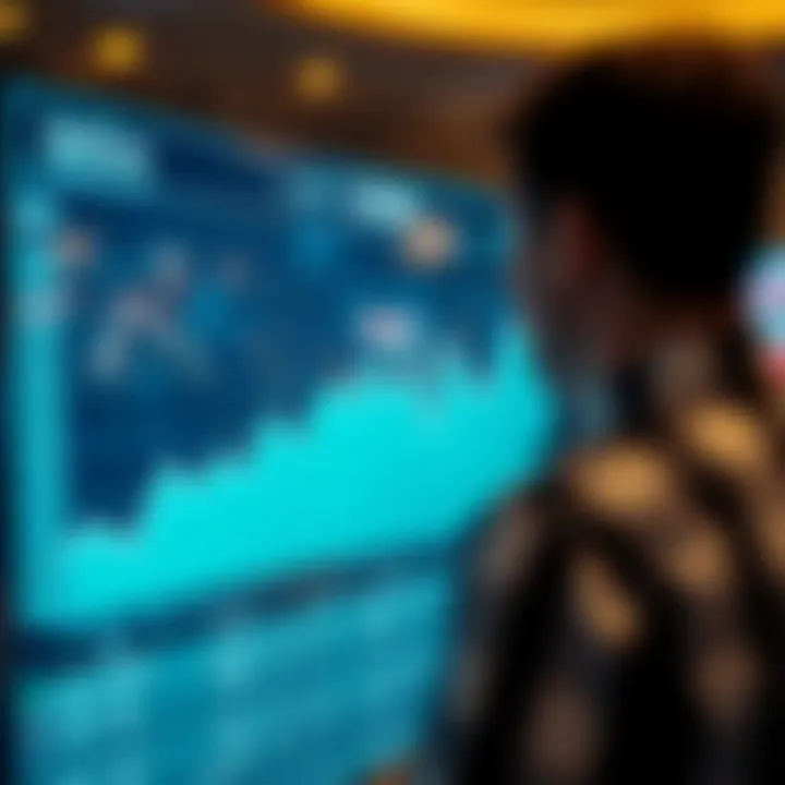 A graph illustrating betting trends over time