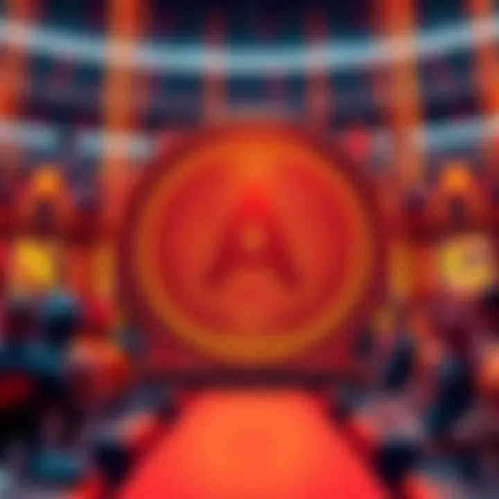 Illustration of blockchain technology architecture