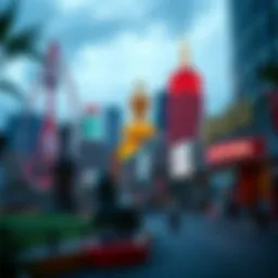 A visual representation of Australia's betting culture with iconic landmarks.