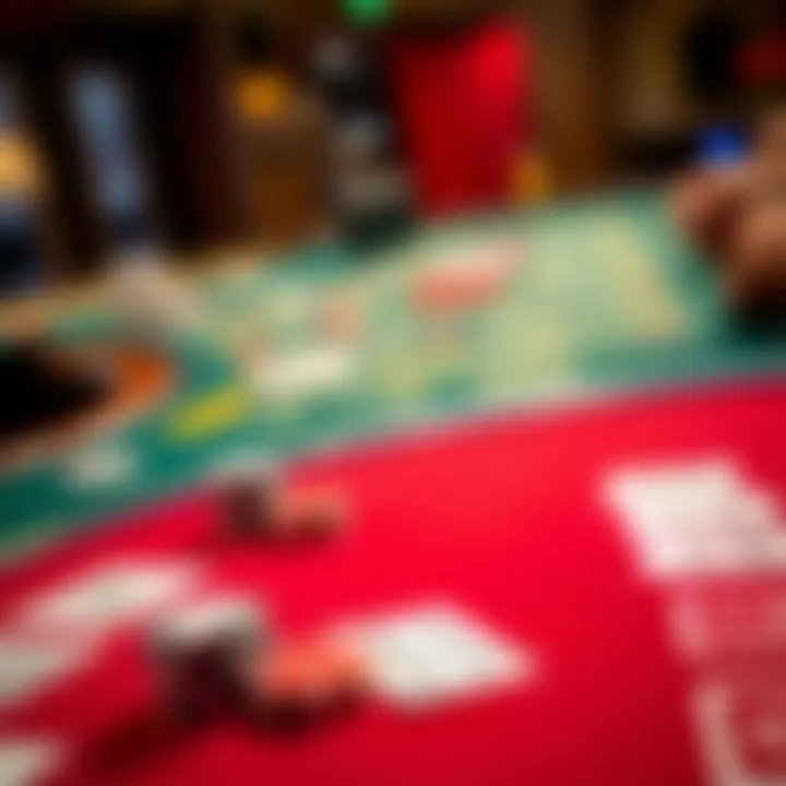 Experience the Luxury of Baccarat Betting Elegant baccarat table with cards and chips