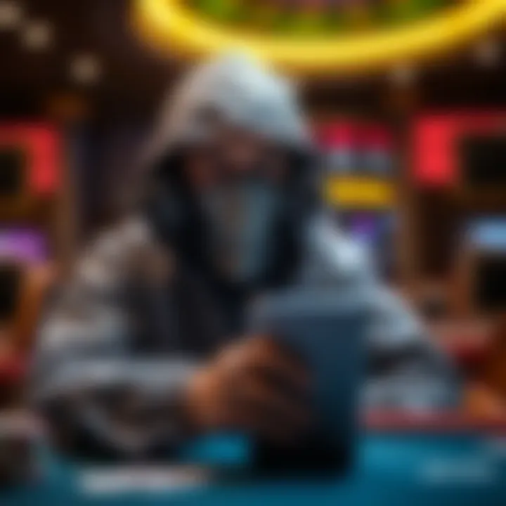 A visual representation of security measures in online casinos