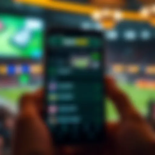 User interface of bet365 Android app showcasing betting options