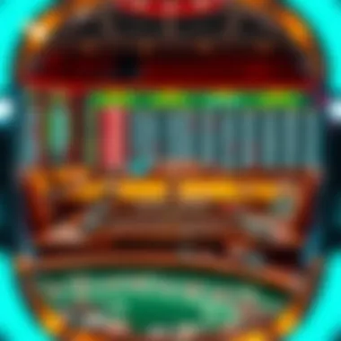 A strategic layout of betting options in a gaming environment