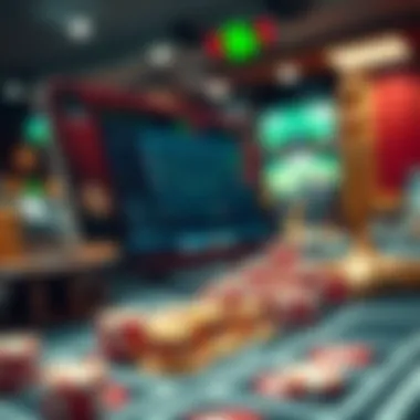 Betting Strategies in Online Casinos A strategic layout showcasing betting techniques in online casinos