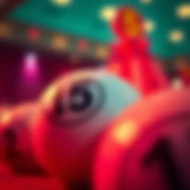 A close-up of a Bingo ball being drawn