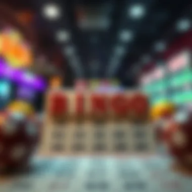 Bingo card filled with numbers