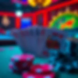 The essence of Blackjack Gratis showcased through vibrant cards and chips.