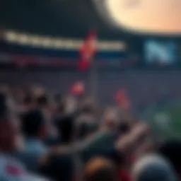 Clermont football stadium filled with enthusiastic fans