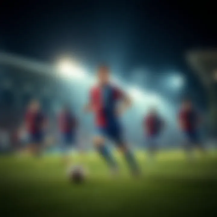 Key Players of Crystal Palace FC Key players of Crystal Palace FC in action