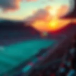 Stadium view during an Egyptian Premier League match