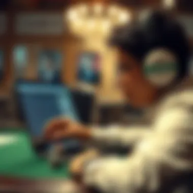 Ethical Considerations in Online Gambling An abstract depiction of ethical considerations in online gambling