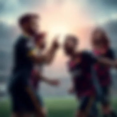 Highlighting Key Players Impact Key players from both teams showcased