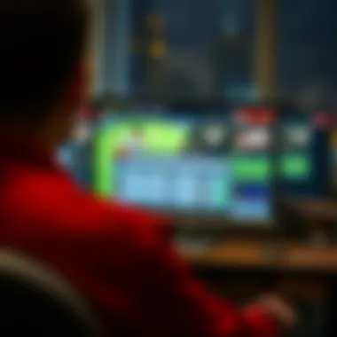 Trendy Betting Site Interface Trendy betting site interface with modern design