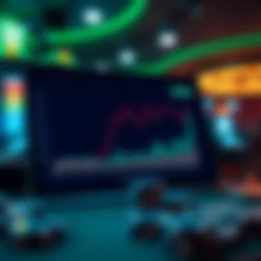 A chart showcasing the latest trends in online gambling