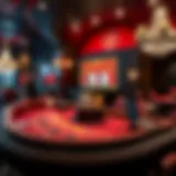 Live baccarat game interface showcasing real-time betting