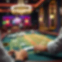 Overview of live casino baccarat gameplay