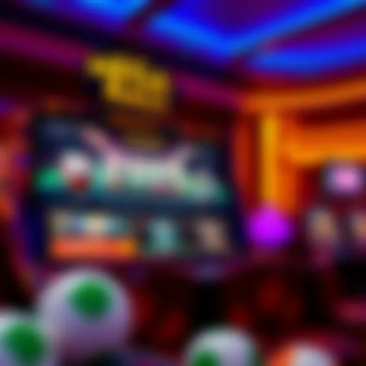 User interface of Megaball Casino