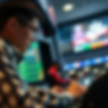 A close-up of a bettor placing a wager on an MLB game