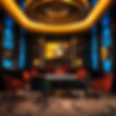 A high-stakes gaming room designed for serious players and exclusive access