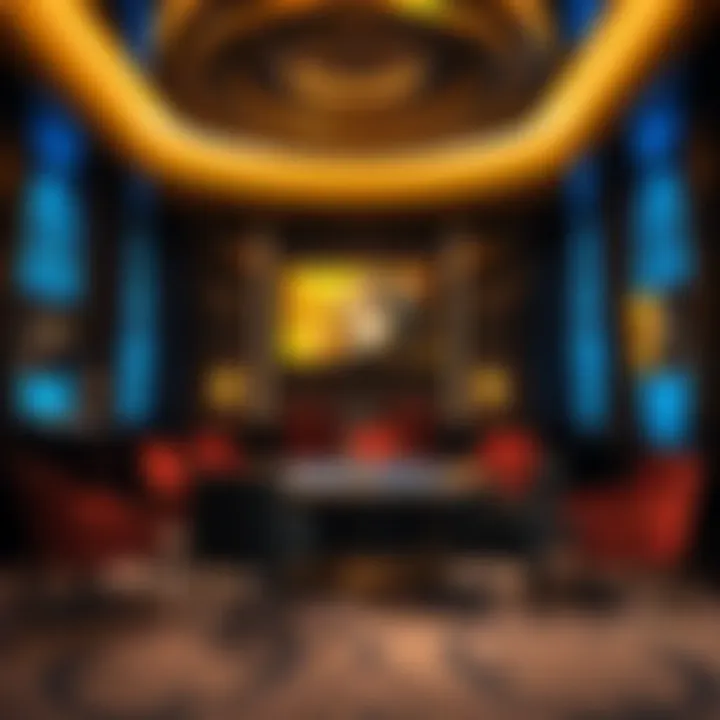 A high-stakes gaming room designed for serious players and exclusive access