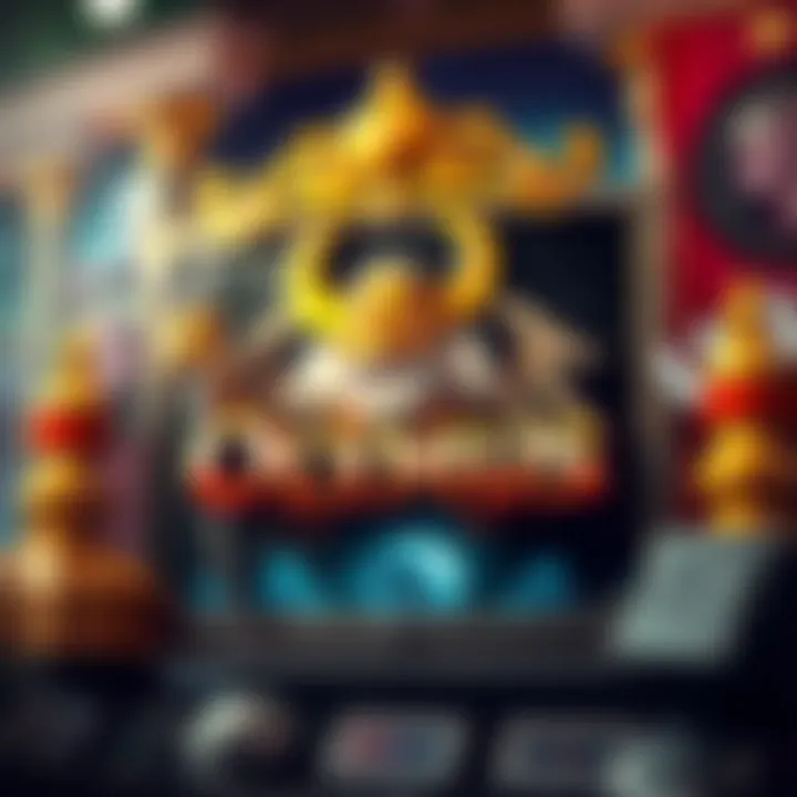 Visual Elements of Olympus Slot An artistic representation of Olympus-themed slot game graphics