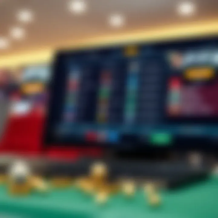 Diverse Betting Options in Online Platforms Online betting platform interface showcasing various betting options