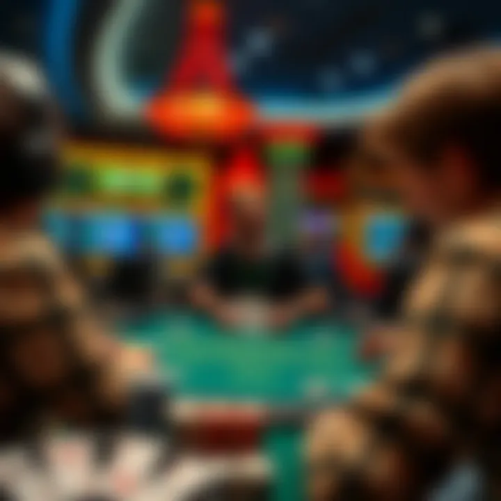 Engaging Online Blackjack Gaming An engaging online casino environment showcasing blackjack gaming.