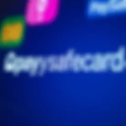 Paysafecard logo showcasing its prepaid solution