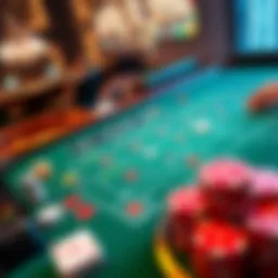 Dynamic online baccarat game interface