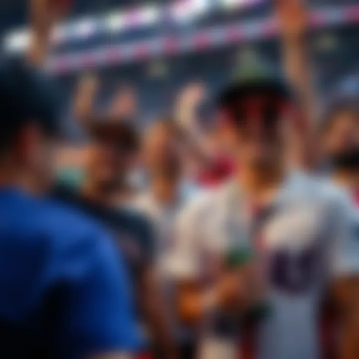 Local sports fans celebrating in San Antonio