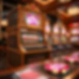 Intricate design of the bamboo slot machine