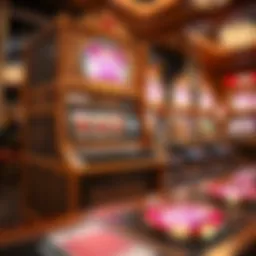 Intricate design of the bamboo slot machine