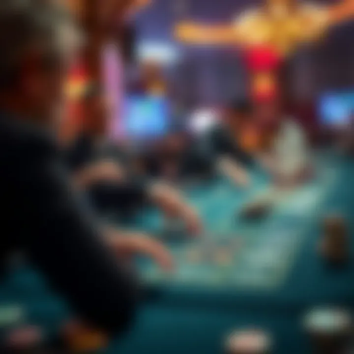 Strategic Betting in Swedish Live Casinos A strategic game setup showing various betting strategies in action