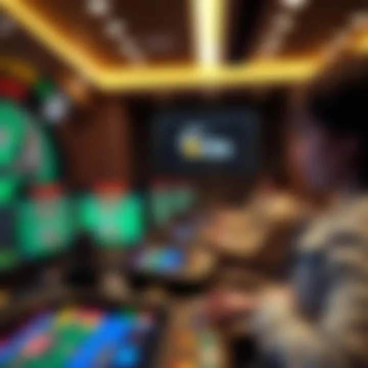 Exciting online gaming interface