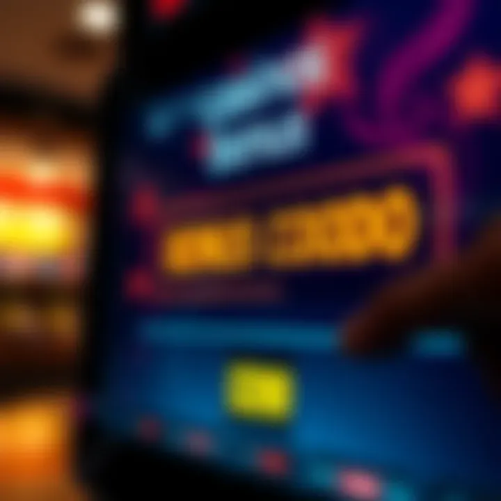 A close-up of a casino bonus code being entered on a screen