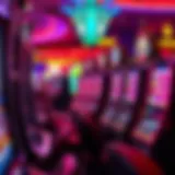 An inviting casino environment showcasing vibrant slot machines