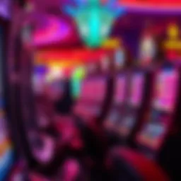 An inviting casino environment showcasing vibrant slot machines