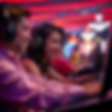 A player enjoying a thrilling online casino game experience