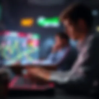 Analyzing User Behavior in Online Betting User engagement on betting platforms, illustrating user behavior