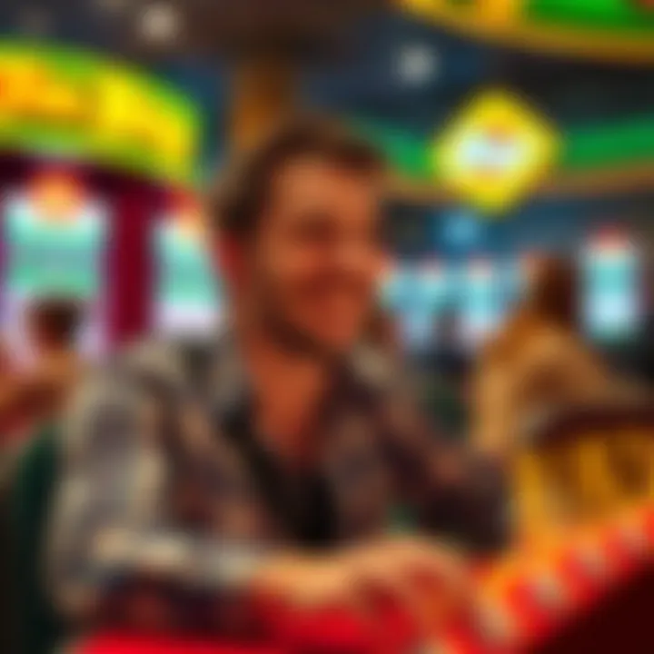 A user enjoying the thrill of an online bingo game