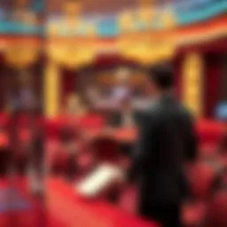 Conceptual representation of virtual baccarat