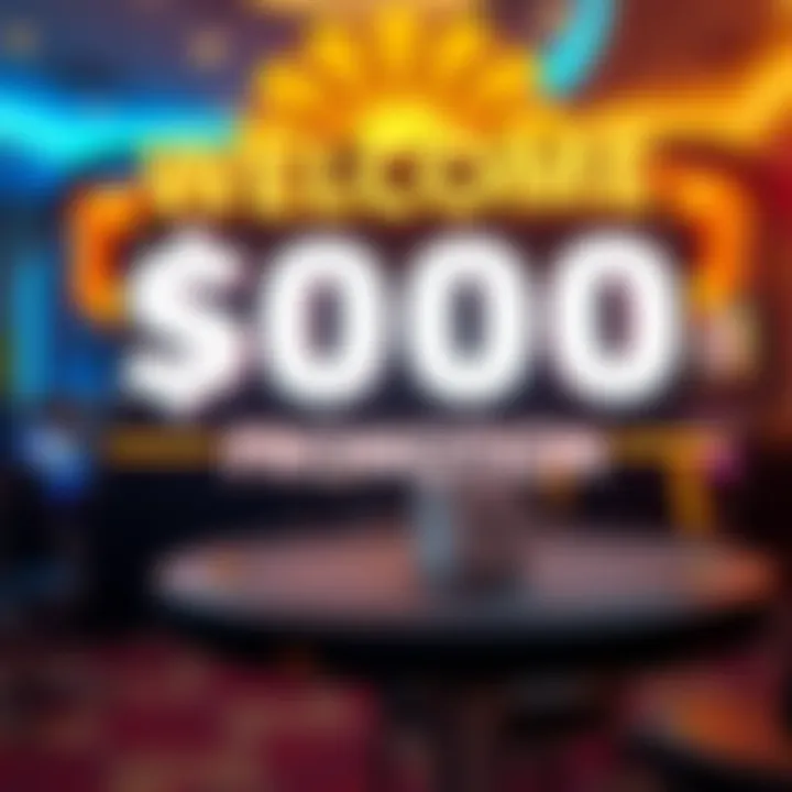 Welcome Bonus Promotion Exciting welcome bonus promotion at an online casino